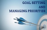 Goal Setting and Managing Priorities by Samuel Akinlotan
