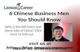 6 Chinese Businessmen You Should Know!