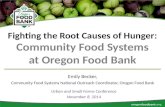 Oregon Food Bank: Fighting the Root Causes of Hunger