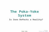Javier Garcia - Verdugo Sanchez -  The Poka - Yoke System