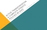 Active Transportation/Complete Streets Policies
