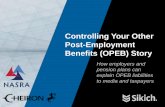 Controlling your OPEB Story