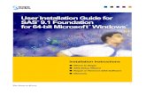 User Installation Guide for SAS 9.1 Foundation for 64-bit Microsoft ...