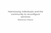 Marianne Olsson: Harnessing individuals and the community to reconfigure services