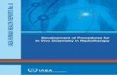 Development Procedure for In Vivo Dosimetry in Radiotherapy