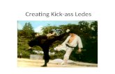 Creating Kick-Ass Ledes