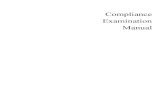 Compliance Examination Manual