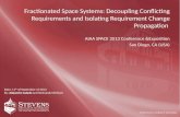 Fractionated Space Systems: Decoupling Conflicting Requirements and Isolating Requirement Change Propagation