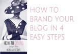How to Brand Your Blog - Finding Your Visual Voice