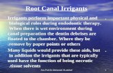 Root canal irrigants