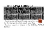 The java lounge adjusting to saudi arabian culture