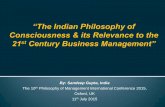 The Indian Philosophy of Consciousness & its Relevance to 21st Century Business Management