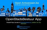 Open Stadsbestuur App for Antwerp