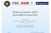 Probes of small-x QCD from HERA to the LHC