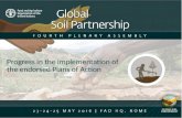 Progress in the implementation of the endorsed Plans of Action: Pillar 1 - Soil Management, Pillar 3 - Research