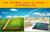 Eco 370 help learn by doing   eco370help.com