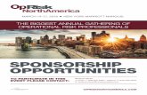 OpRisk North America 2016 Sponsorship Packages