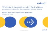 Website Integration with QuickBase - Joshua McGinnis