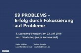 Leancamp Stuttgart 2016 - mm1 Workshop 99 Problems