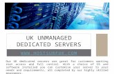 unmanaged dedicated servers