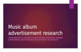 Music album advertisement research