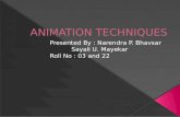 Animation & Animation Techniques