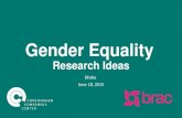 Top Ideas for Gender Equality