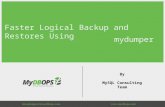 MyDUMPER : Faster logical backups and restores
