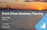 Event driven business planning