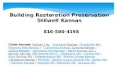 Building Restoration Preservation Stilwell Kansas 816-500-4198