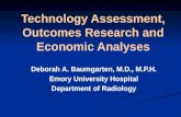 Technology Assessment, Outcomes Research and Economic Analyses