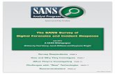 SANS 2013 Report: Digital Forensics and Incident Response Survey