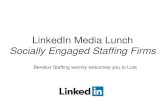 Socially Engaged Staffing Firms - event Benelux Staffing LinkedIn 17112015