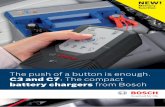 The compact battery chargers from Bosch