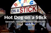 Hot Dog on a Stick Franchise Opportunity Available in Savannah, Georgia!