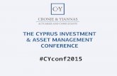 C.Y Actuaries Conference 2015: The Cyprus Investment and Asset Management Conference