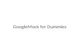 Google mock for dummies