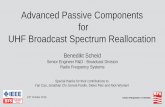 Advanced Passive Components for UHF Broadcast Spectrum Reallocation