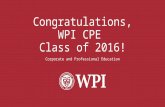 Graduation Reception WPI CPE 2016 Photo Album