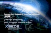Supporting Research Communities with XSEDE