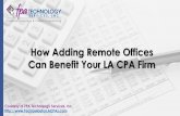 How Adding Remote Offices Can Benefit Your LA CPA Firm (SlideShare)