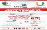 invitation; Les rencontres de l'Export AFEEE/ALGEX Sept 2015