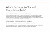 What's the Impact of Ratios in Financial Analysis?