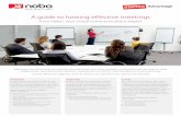 A guide to hosting effective meetings, by Nobo and Staples Advantage