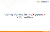Using forms in oXygen XML editor