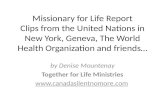 Missionaries for Life-Saving pregnant women & babies