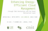 Enhancing Energy Efficiency in Cloud Management through Code Annotations and the Green Abstraction Layer