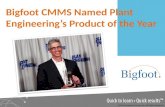 Bigfoot CMMS Selected as Plant Engineering’s Product of the Year
