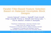 Parallel Filter-Based Feature Selection Based on Balanced Incomplete Block Designs (ECAI2016)