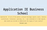 IE Business School Application - Question k - Ferrari Luca
